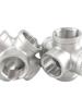 304 Stainless Steel Internal Threaded 3D Tee and Four/Five-Way Connector, DN25 Water Pipe Fittings
