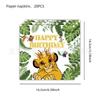 Cartoon Lion King Birthday Party Tableware & Decorations: Tablecloth, Bunting, Paper Cups, Party Supplies for Kids