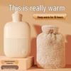 Women's Hot Water Bottle: Warm Compress for Belly - Available In Large & Small Sizes for Hand and Body Warmth