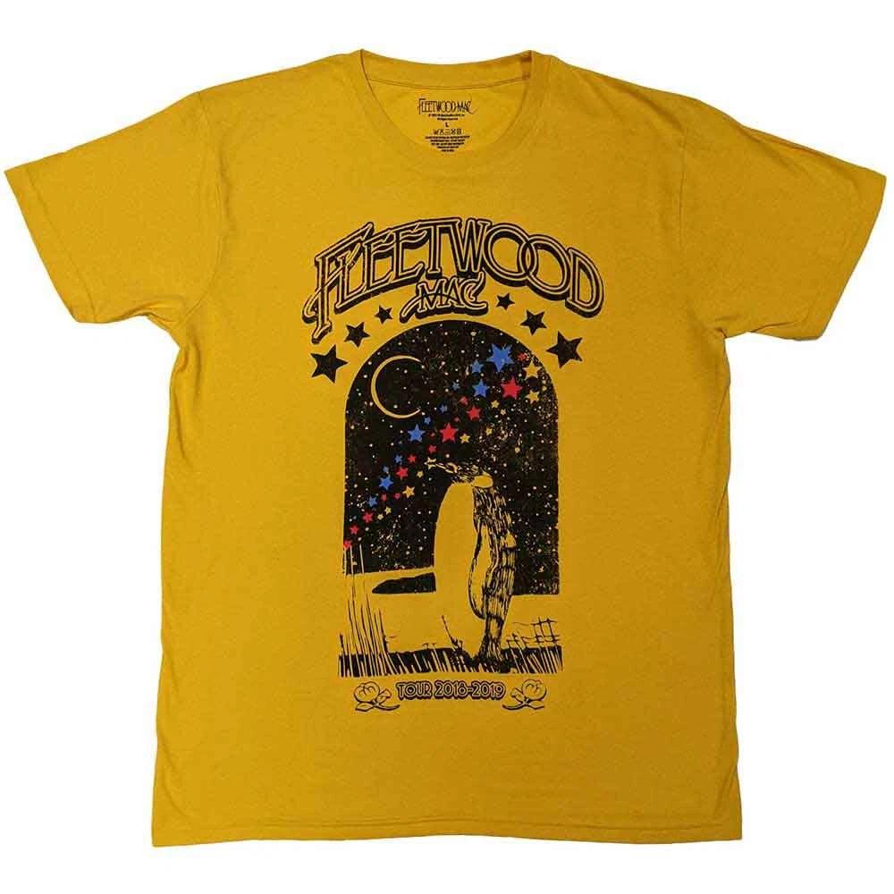 Fleetwood Mac Unisex T-Shirt: Tour 2018 - 2019 Penguin (Large) L