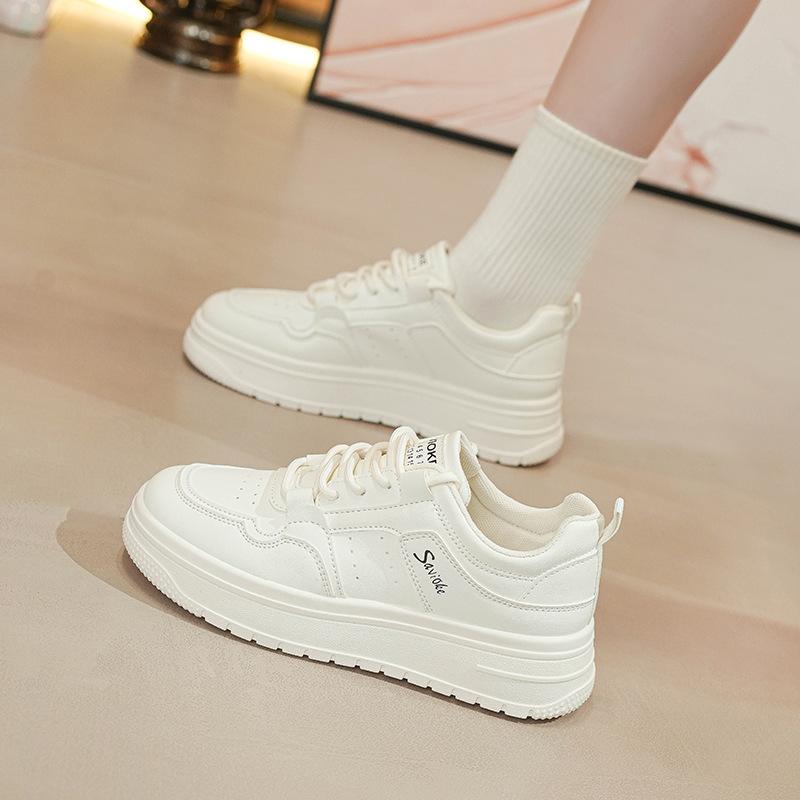 Thick-soled Color Matching Little White Shoes Women's Spring and Autumn Versatile Sports and Leisure Little White Shoes