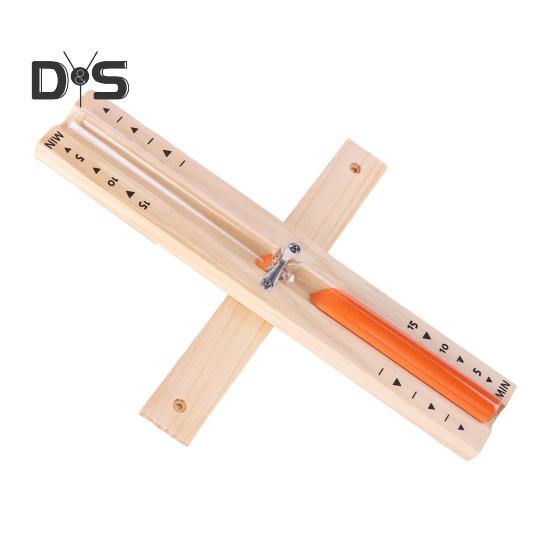 Clessidra per sauna con timer da 15 minuti, conto alla rovescia, in vetro resistente al calore, girevole, in legno resistente, per spa, studio, camera da letto