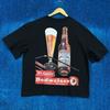 Budweiser überall featured & bevorzugt Übergroßes T-Shirt L Unisex T-Shirt