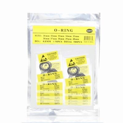Rubber Material Watch Back Gasket Different Sizes Round Shape Watch Repairing Tool 500PCS/Bag 0.8mm Thickness Watch Gasket