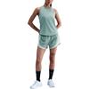 Nike Solid Color Slim Fit Sleeveless Top Women tops Green HQ0621017