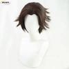 Arcane Viktor Cosplay Wig The Machine Herald Viktor Short Brown White Heat Resistant Synthetic Hair Anime Wigs Long Version