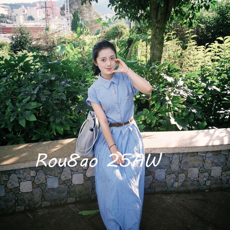 

Plus-Size Women s Clothing French Artistic Style Dress for Slightly Chubby Women, Waist-Cinching and Slimming, Suitable for Interviews and Commuting Image color L