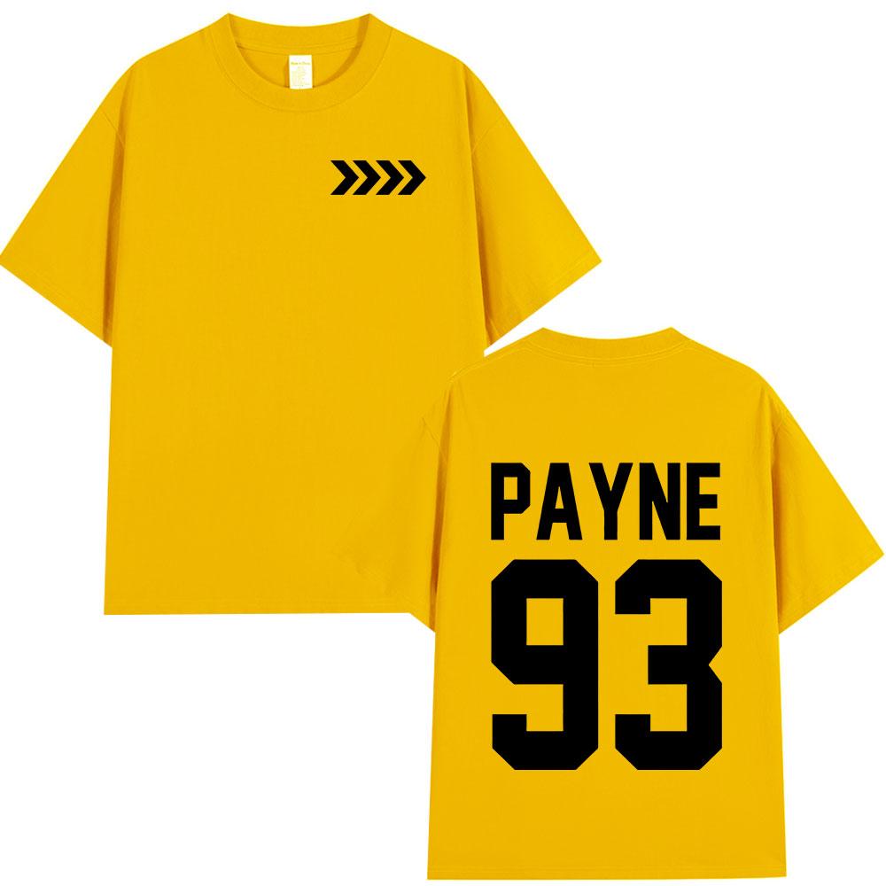 Liam Payne Tribute T Shirts Payne 93 Merch Fans Gift Men Clothing Short Sleeve Oversized T-shirts Hip Hop Street Style Tee Shirt