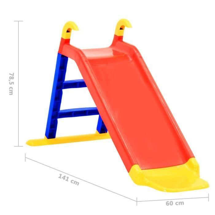 VidaXL Toboggan pour enfants 141 cm PP