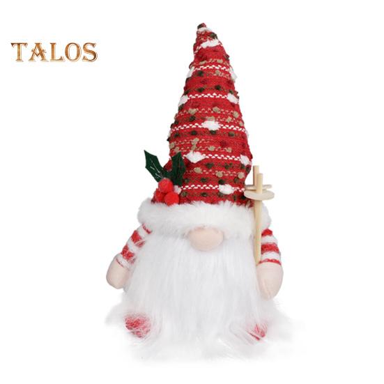 

Светодиодная рождественская кукла-гном, плюшевая фигурка гнома, ночник, кукла-гном, настольное украшение с конусообразной шляпой для дома, рождественских и новогодних подарков для детей красный