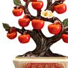 Apple Tree Figurine Tabletop Decor for Spring Festival Home Accent