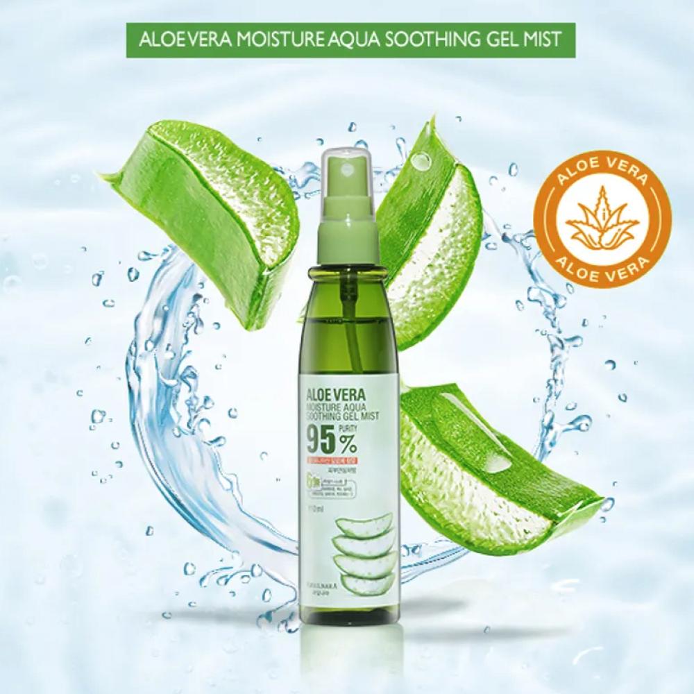 KWAILNARA Aloe Vera Moisture Aqua Łagodząca Mgiełka Żelowa / Żel