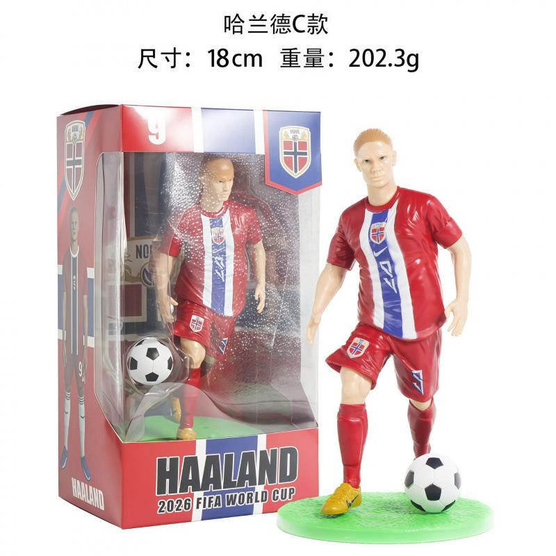 Football Star Action Figure Model 18CM 2026 Collectible Toy Desktop Decor