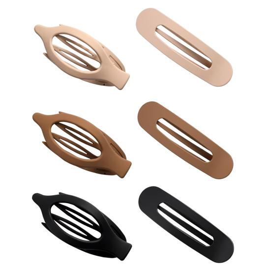6/8Pcs Women Hair Clips Flat Hairpin Sturdy Non-Stuck Decorative Hair Claw Clips