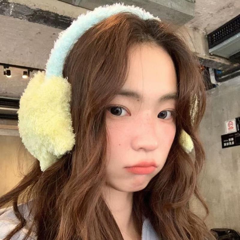 Cute Star Earmuffs Plush Fluffy Outdoor Warm Windproof Ear Muffs Kawaii Sweet Cycling Ear Winter Warmth Outdoor Accessories