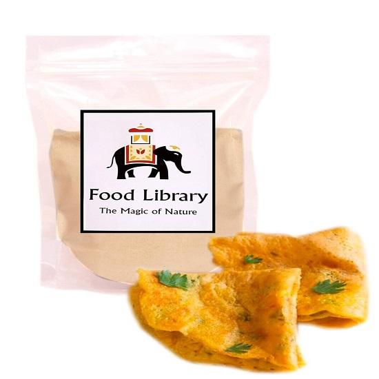 @ Food Library The Magic Of Nature Instant Moong Dal Chilla Mix 200g