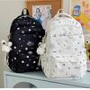 Schoolbag Korean Version Cartoon Star Backpack Female Large Capacity Lightweight Sweet Student Schoolbag Versatile Travel Leisure Backpack