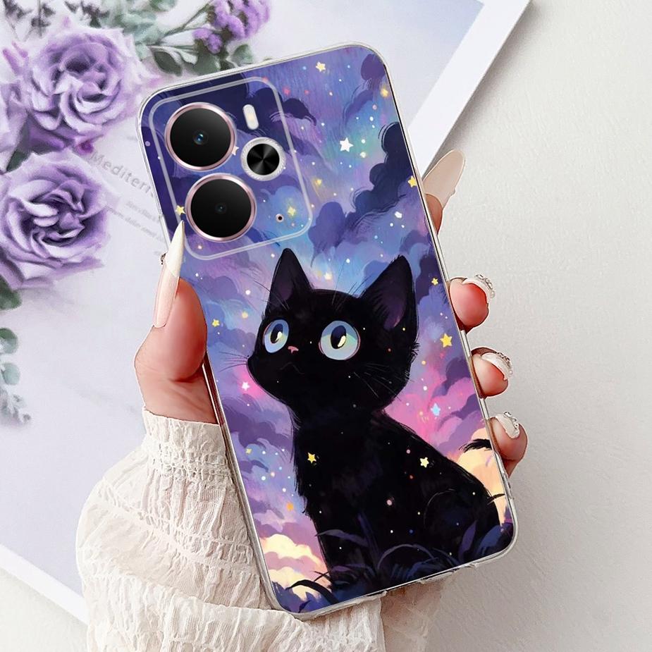 For Realme 14 5G Case RMX5075 Stylish Butterfly Painted Cover Silicone Case For Realme 14X 14 Realme14 T 14T 5G Soft Fundas Bags