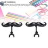 2 Pcs Trombone Clamp On Mustache Funny Plastic Euphonium Mouthpiece Mustache for Band Practices