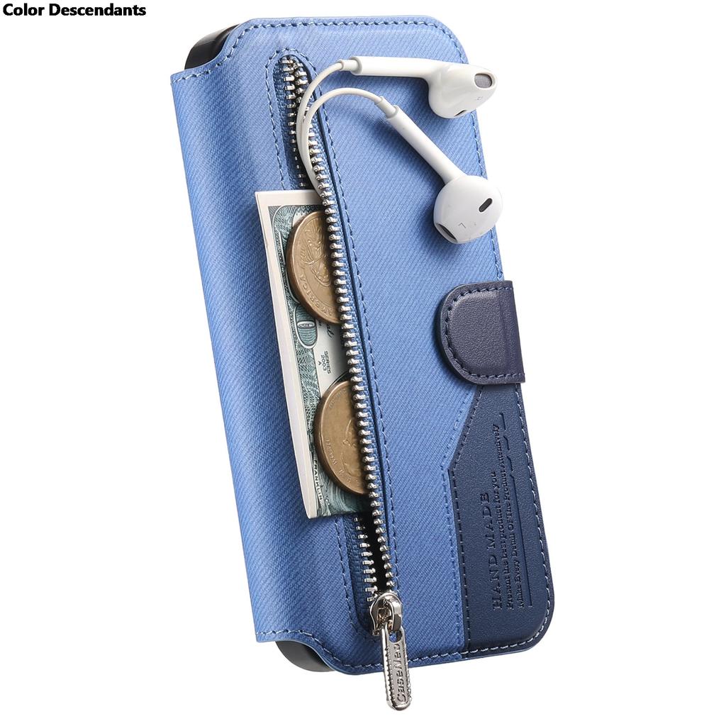 M56 5G 2025 RFID Detachable Leather Zipper Wallet Case For Samsung Galaxy M56 Luxury Cover For Galaxy M22 M56 M32 2In1 Etui