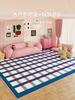 Dopamine Color Bedroom Decor Pink Carpet Large Area Carpets for Living Room Fluffy Soft Children's Mat Thick Plush Cloakroom Rug