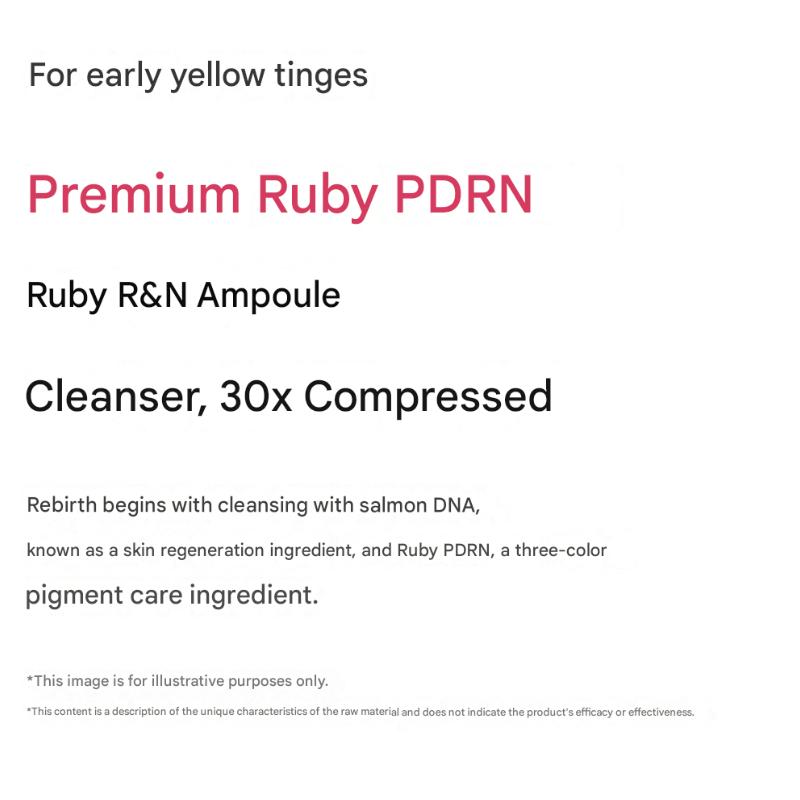 Melable Ruby PDRN Ampoule Cleanser 150ml Rejuran Brightening