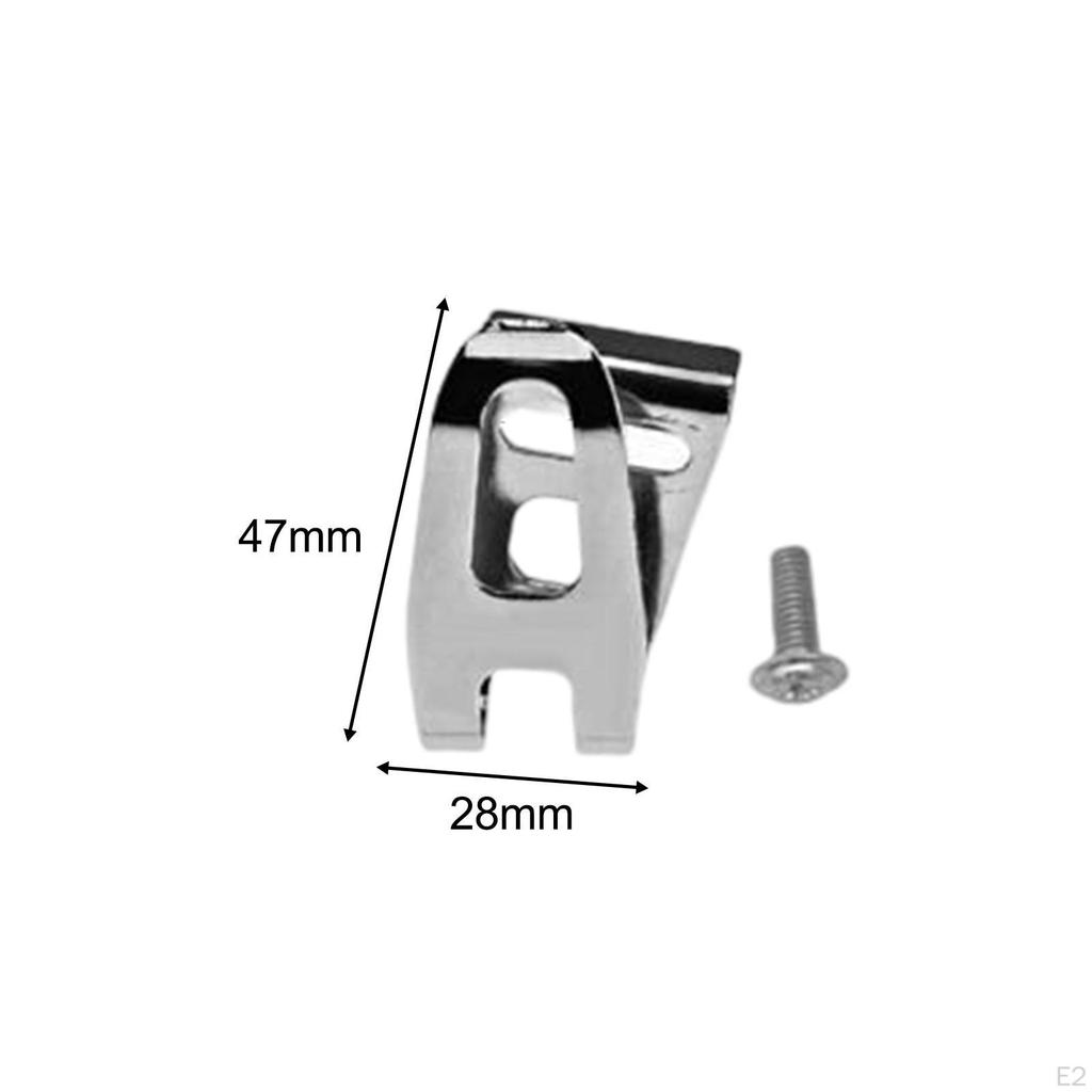 3x Heavy Duty Belt Buckle Clips Easy to Install Metal Sturdy Waist