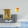 Resin Photo Frame Card Display Holder Poster Glass Front Picture Cartoon Snake Statue