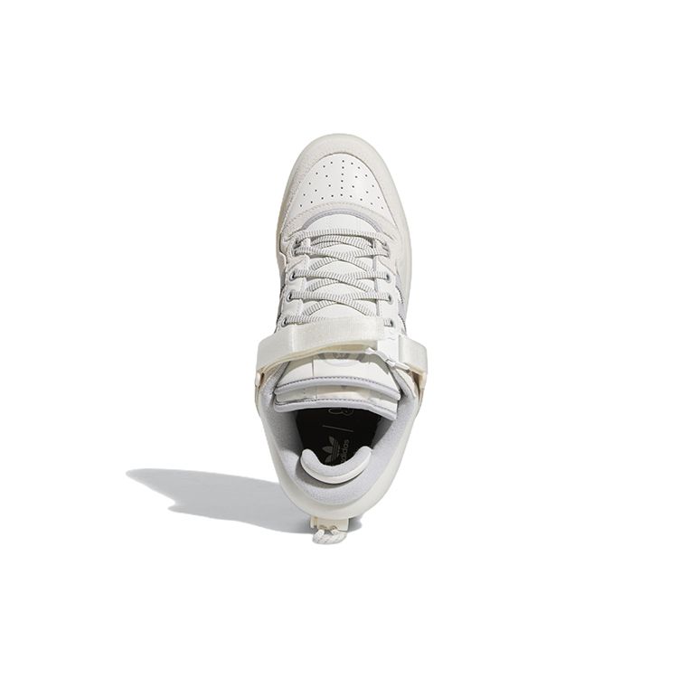 Bad Bunny X Adidas Forum Buckle Low Last Forum Unisex Sneakers White Cloud-White Clear-Onix HQ2153