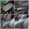 Anti-Slip NEW PU Leather Car Armrest Pad Cover Center Console Box Cushion Mat
