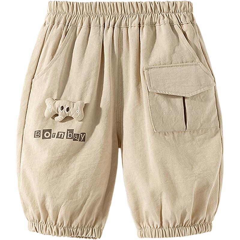 Beibeiyi Kids' Lightweight Cargo Capri Pants