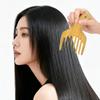 Wide tooth massage wooden comb Thick sandalwood hair comb tickling head Green sandalwood comb No paint No wax