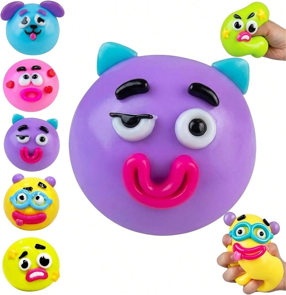 NEU Smushers Hundegesichtstausch Squishy Weich Langsam aufsteigend Stress Angst Linderung Niedlich Sensorisches Fidget für Erwachsene