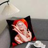 A-Aurora Aksnes Singer Cushion Cover Reversible Plush Pillow Cover – For car, sofa, bedroom, perfect as a gift.