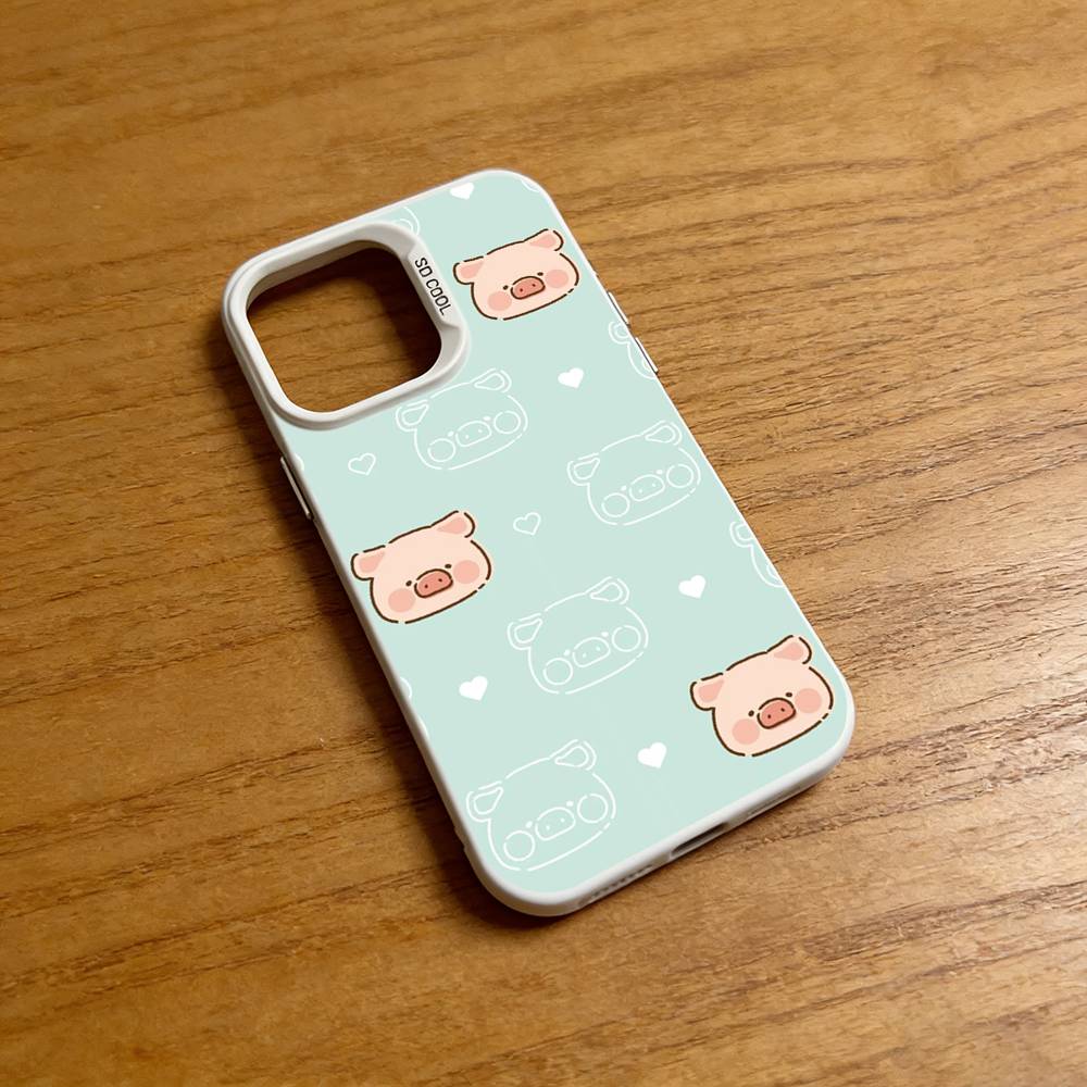 Cute Pig Daily Phone Case for iPhone 17 16 15 14 13 12 11 Pro Plus Max Air Mini X XS TPU Bumper