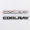 20x1.6CM ABS Car Rear Trunk Modified Sticker for Geely Coolray Logo Binyue Personalized Letter Badge Tail Decoration