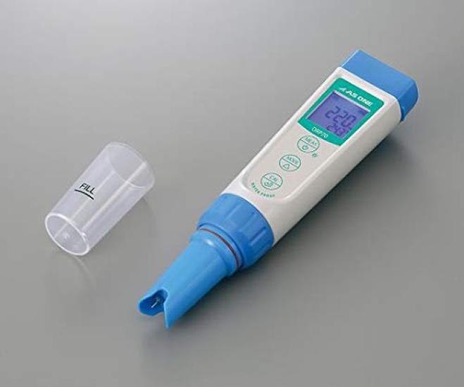 AS ONE Pen-Type ORP Meter with Temperature Measurement and Color-Changing Backlight for Water Quality Testing / 4-355-01