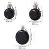 Stainless Steel Stainless Steel Hip Flask Screw Cap Camping Trips Pocket Flagon Round Shape Whiskey Bottle Outdoor Activities