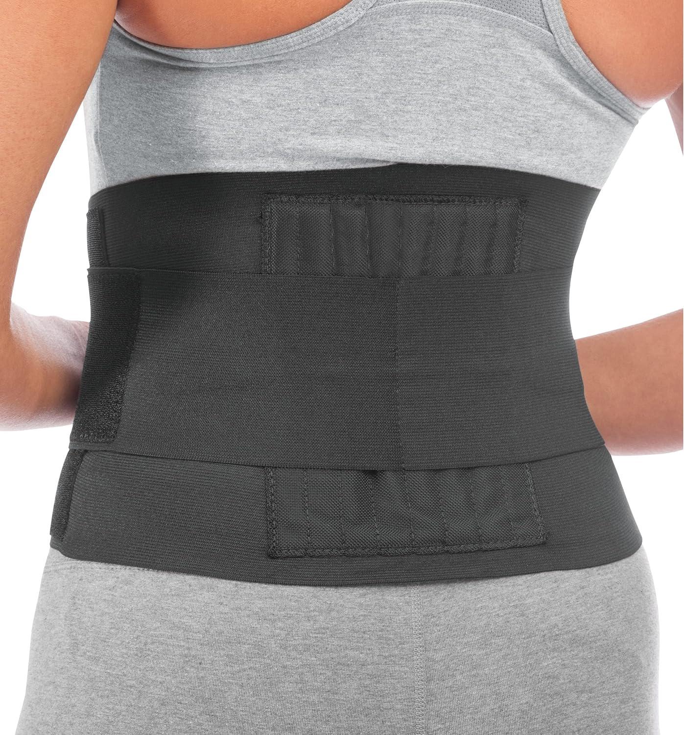 Double Pressure Sports Waist Trainer with Breathable Spring Support for Weightlifting and Lumbar Protection