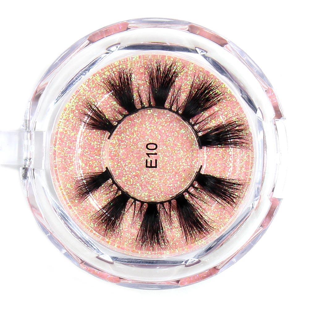 AMAOLASH Eyelashes Mink Lashes High Volume Thick False Eyelashes 3D Eyelash Extension Dramatic Soft Long Lasting Eye Lashes E01