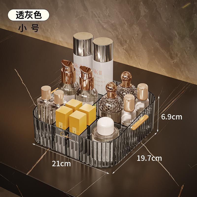 Household Cosmetics Storage Box, Lipstick And Skincare Shelf, Desktop Makeup Box, Dressing Table And Bathroom Suitable