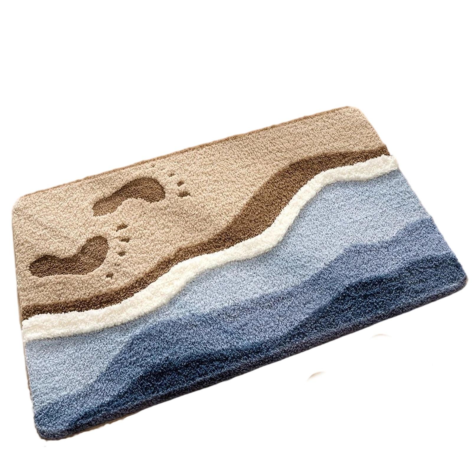 

Absorbent Bathroom Carpet With Rubber Backing, Machine Washable Bath Mat With Soft And High-quality Ultra-fine Fibers, Suitable For Quick Drying One Size
