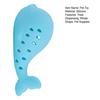 Silicone Whale Cat Chew Toy Pet Food Leakage Treat Dispensing Toy Indoor Cats Dogs Teething Cleaning Interactive Boredom Enrichment Toy
