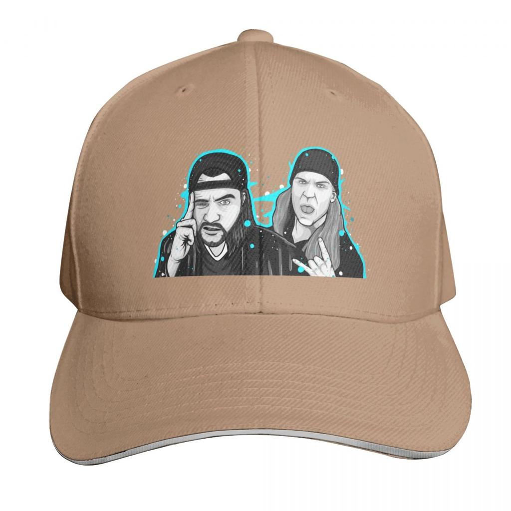 Jay and Silent Bob Baseball Cap Curved Brim Classic Fit Low Profile Unstructured Unisex for Unisex Women