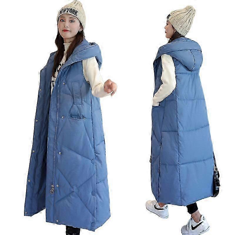 "Women's Long Quilted Vest Winter Down Vest Transition Vest Winter Jacket Long Vest Winter Vest Ligh