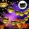 Colorful LED Halloween Ghost String Lights: Cute, Decorative Halloween Lighting