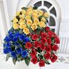 Rose Plants Simulated Wedding Hotel Restaurant Room Decoration Props Photography