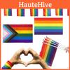 Barevná duhová vlajka LGBT Gay Pride Festivalové přehlídky s odolným zpracováním