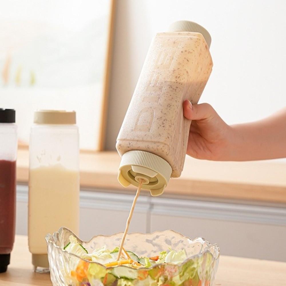 720ml Squeeze Bottles Double Head Tomato Catchup Dispenser New Squeeze Sauce Bottle  Picnic Cooker