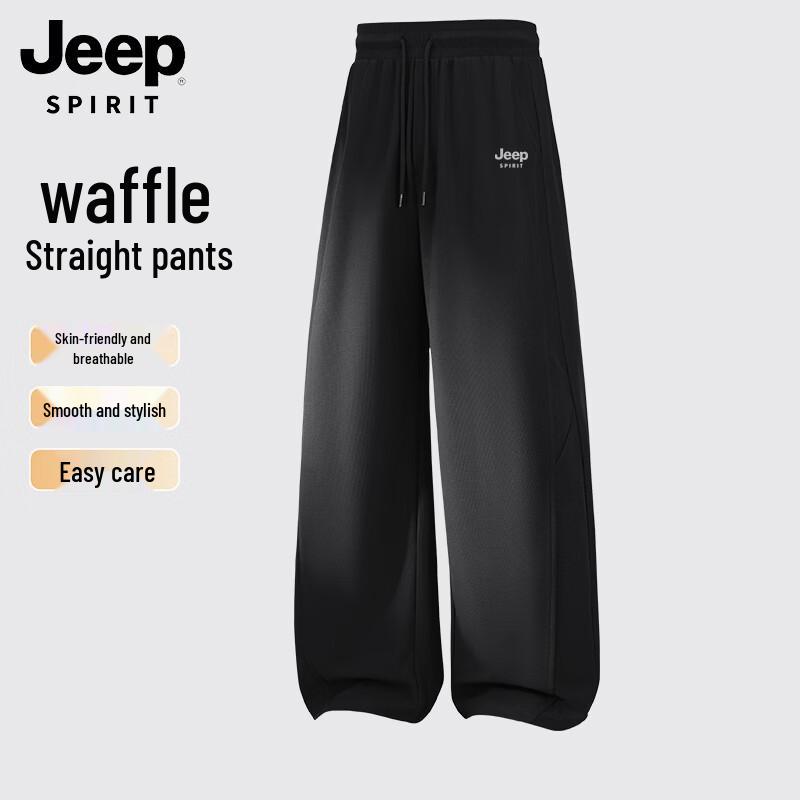 JEEP SPIRIT Men s Lightweight Waffle Knit Casual Pants 3XL